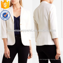 Iovry Stretch Wollmischung Blazer OEM / ODM Herstellung Großhandel Mode Frauen Bekleidung (TA7005J)